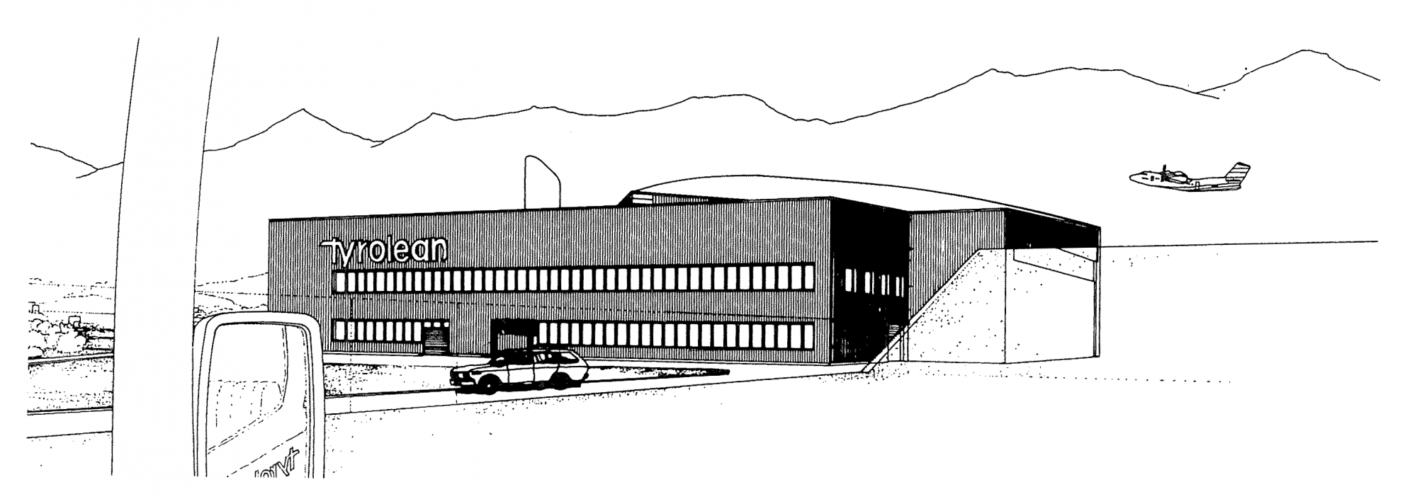 GMMK , Gert M. MAYR-KEBER ZT-GmbH. Gutachten Hangargebäude Tyrolean 1986