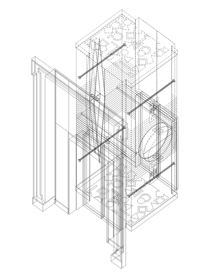 GMMK . Gert M. Mayr-Keber ZT GmbH . 1989 . Kunsthistorisches Museum Wien . Lifteinbau 