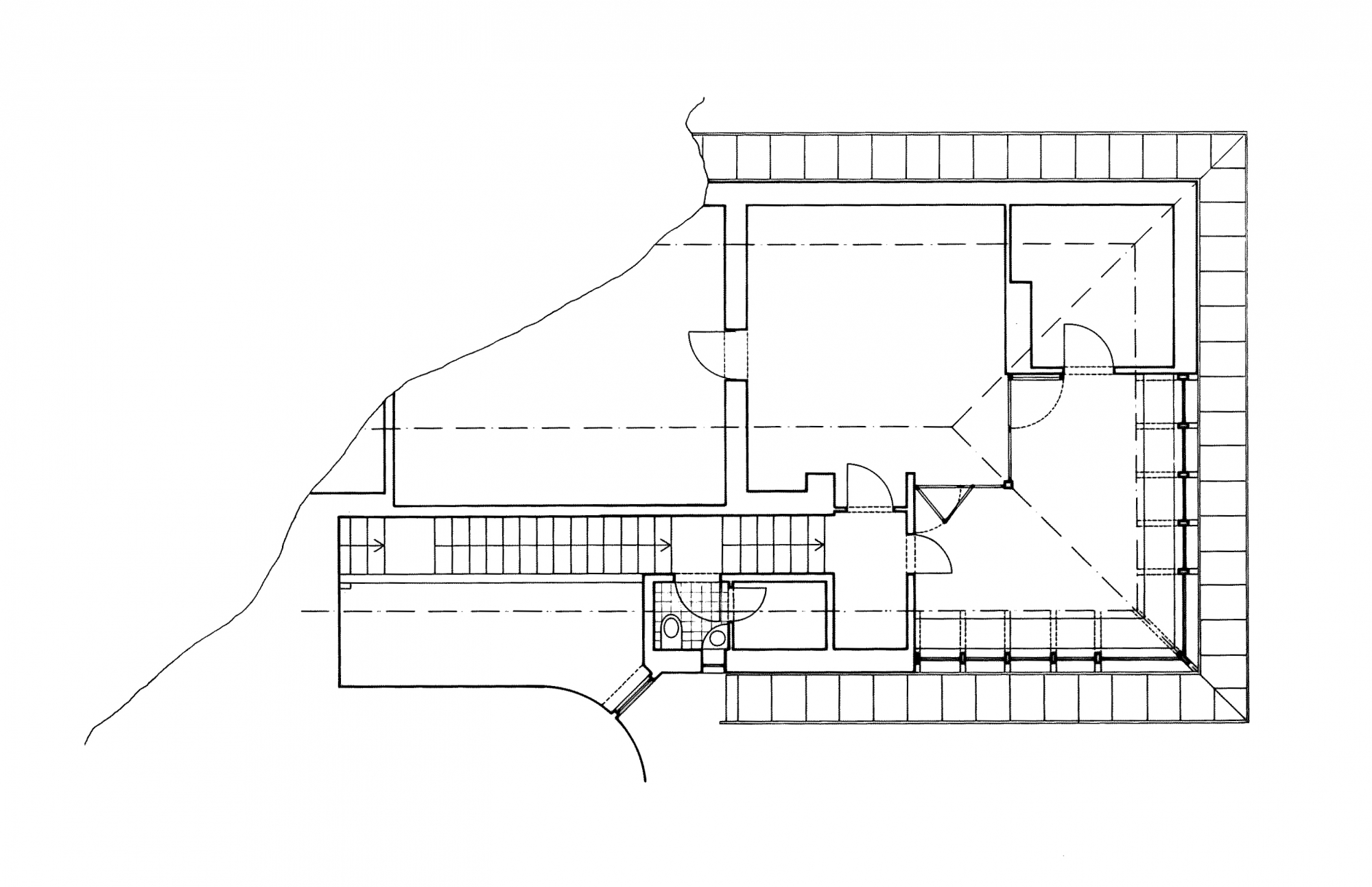 GMMK , Gert M. MAYR-KEBER ZT-GmbH. , Dachausbau Leinwand 1983