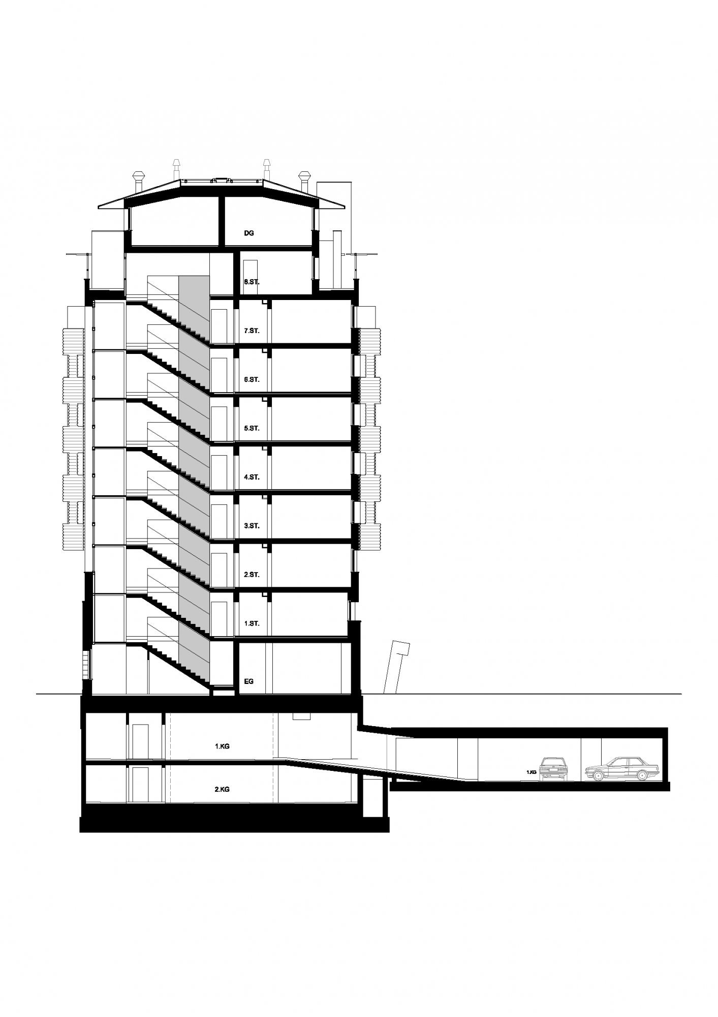 GMMK , Gert M. MAYR-KEBER ZT-GmbH. Wohnhaus am Wienerberg 2000-2002