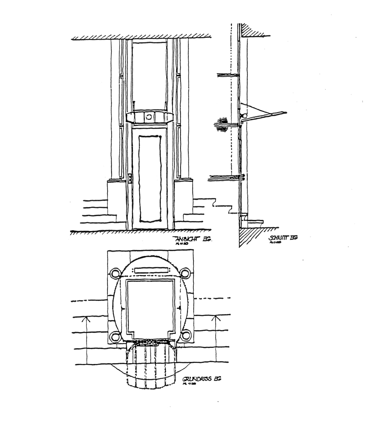 GMMK, Gert M. MAYR-KEBER ZT-GmbH. Lifteinbau Währingerstrasse, 1986-1987